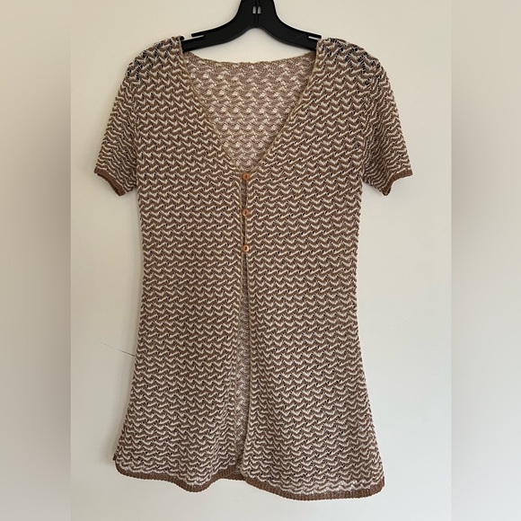 3/$25❤️Knitted Shortsleeved Cardigan - Picture 1 of 4